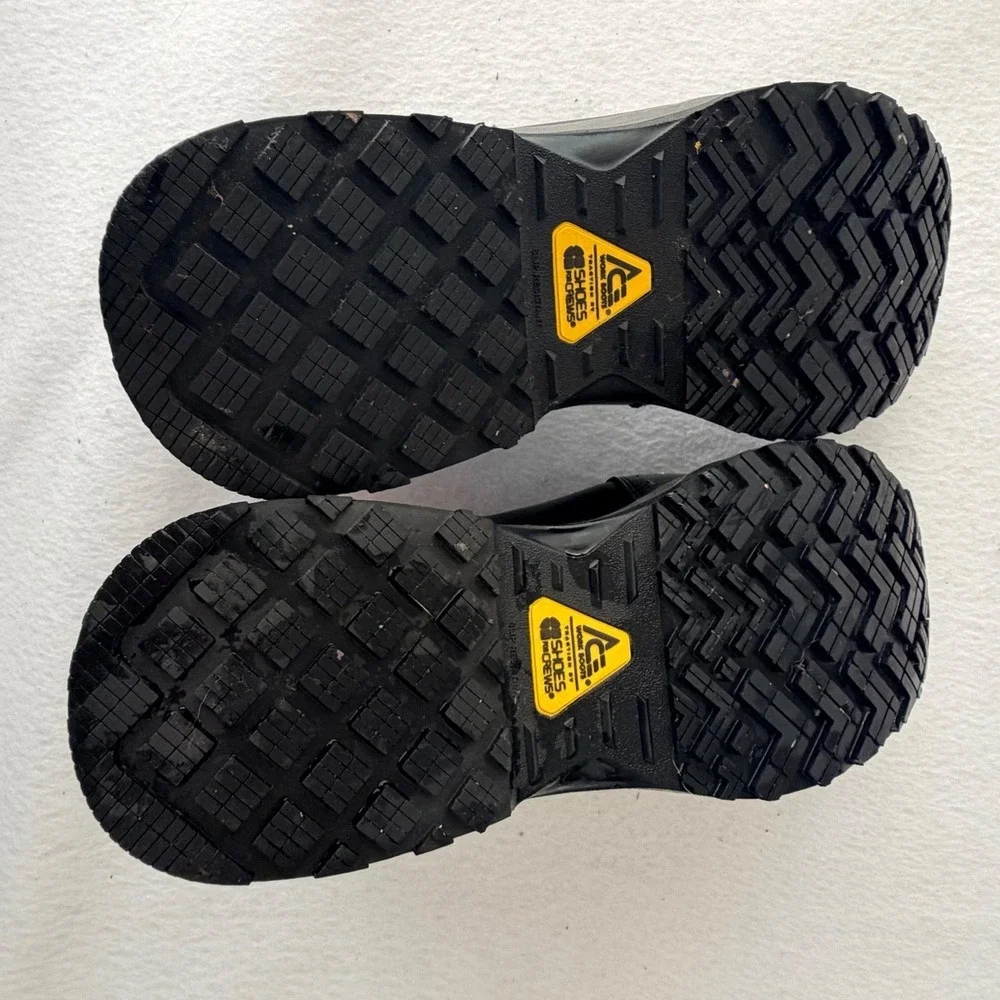ACE Work Boots Shoes Safety Men's 11 EH Slip Resistant Black Work Boots
